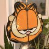 Stained Glass Garfield Sun Catcher