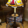 Stained Glass Garfield Lamp