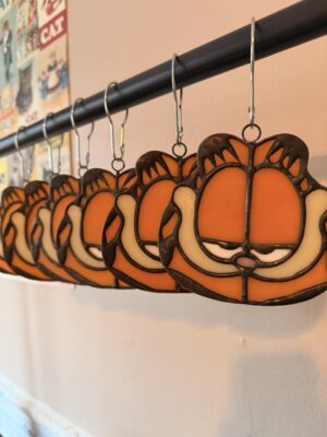 Mini Garf Head Suncatcher