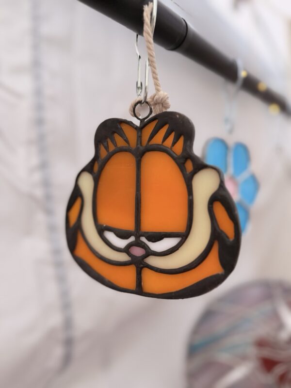 Mini Garf Head Suncatcher