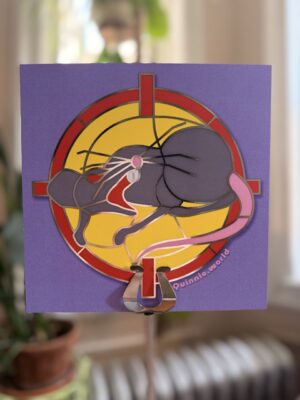 Chicago Alley Rat Print