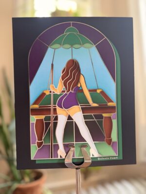 Pool Girl Print