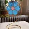 Flower Suncatcher - Pink/Blue