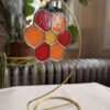 Flower Suncatcher - Red/Orange