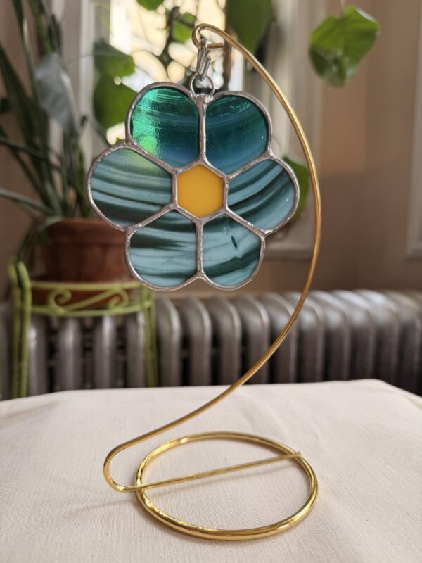 Flower Suncatcher - Blue/Green