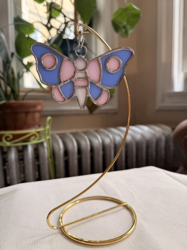 Butterfly Suncatcher - Pink/Blue