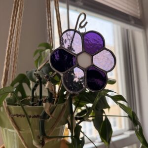 Flower Suncatcher - Purple