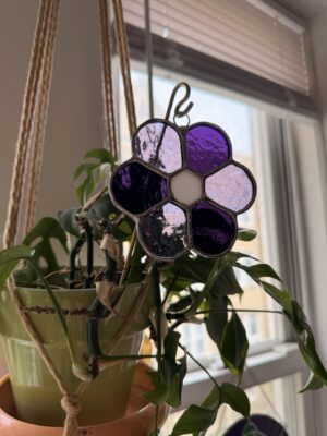 Flower Suncatcher - Purple