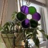 Flower Suncatcher - Purple/Green
