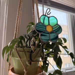 Flower Suncatcher - Blue/Green