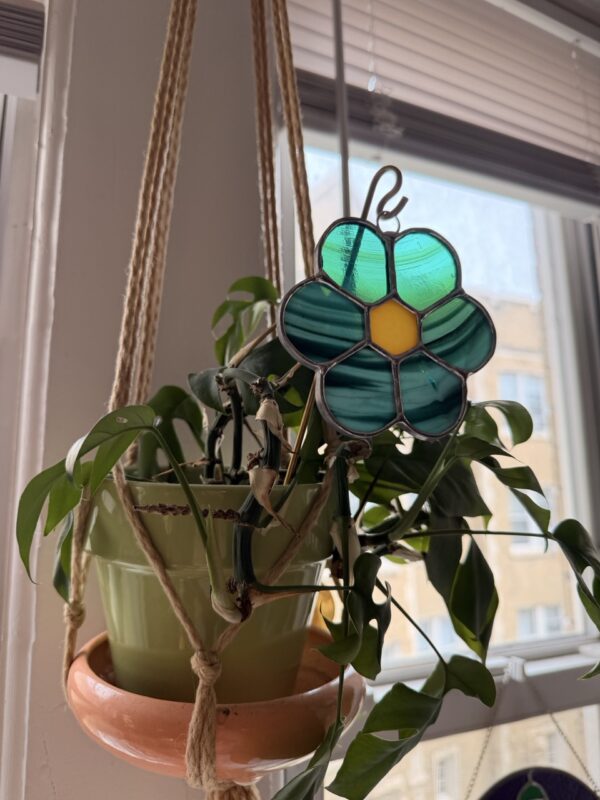Flower Suncatcher - Blue/Green