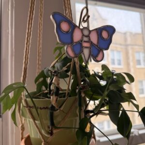 Butterfly Suncatcher - Pink/Blue