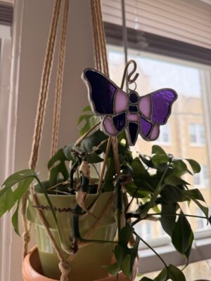 Butterfly Suncatcher - Purple/Pink