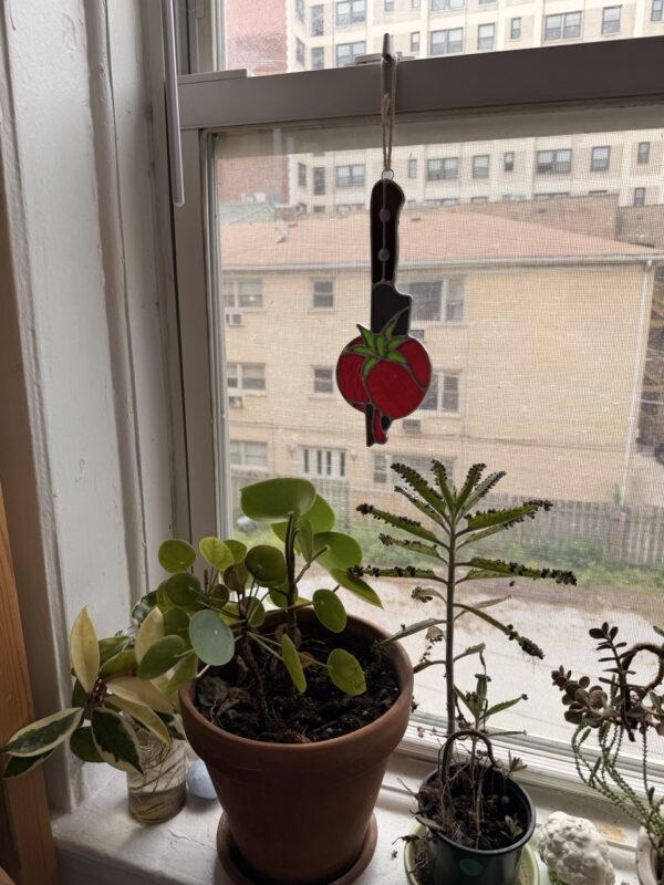 Tomato Stabby Suncatcher
