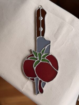 Tomato Stabby Suncatcher